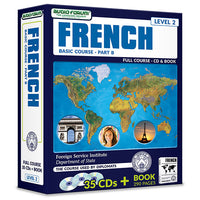 FSI: Basic French Part B (35 CDs/Book)