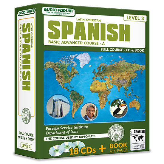 FSI: Basic Spanish Advanced A (18 CDs/Book)