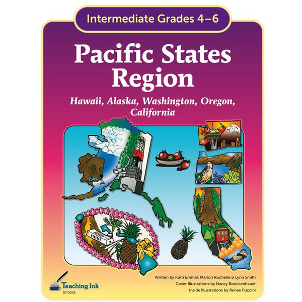 US Geography - Pacific States Region (Gr. 4-6) - PDF DOWNLOAD