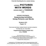 Sequencing - Reading Strategies (Gr. K-2) - PDF DOWNLOAD