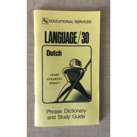 Dutch Phrase Book  Dictionary