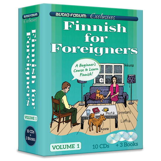 Finnish for Foreigners 1 (10 CDs/Books)