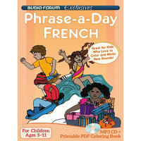 Phrase-a-day French (MP3/PDF)
