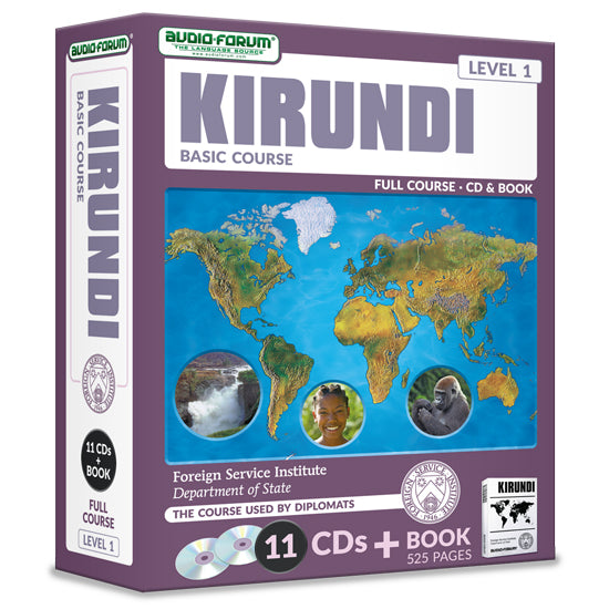FSI: Basic Kirundi (11 CDs/Book)