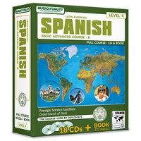 FSI: Basic Spanish Advanced B  (18 CDs/Book)