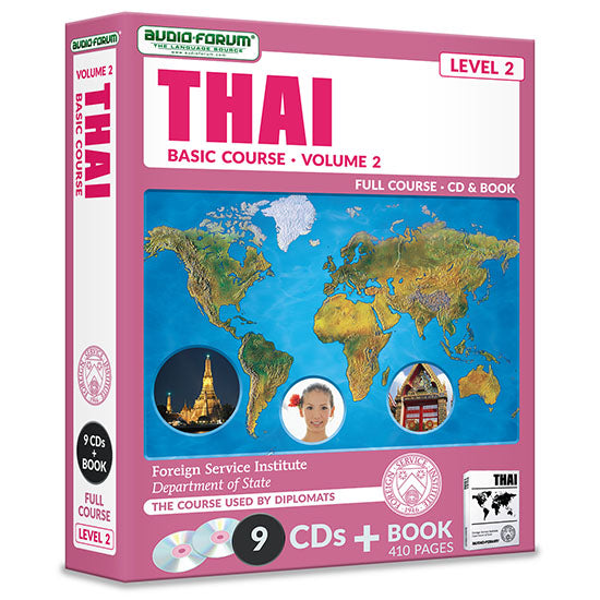 FSI: Basic Thai 2 (9 CDs/Book)
