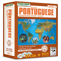 FSI: Programmatic (Brazilian) Portuguese 1 (24 CDs/Book)