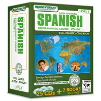 FSI: Programmatic Spanish 1 (25 CDs/Books)