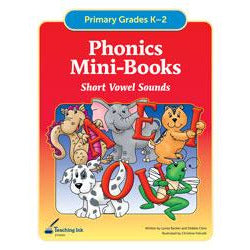Phonics Mini Books - Short Vowel Sounds (Gr. K-2)