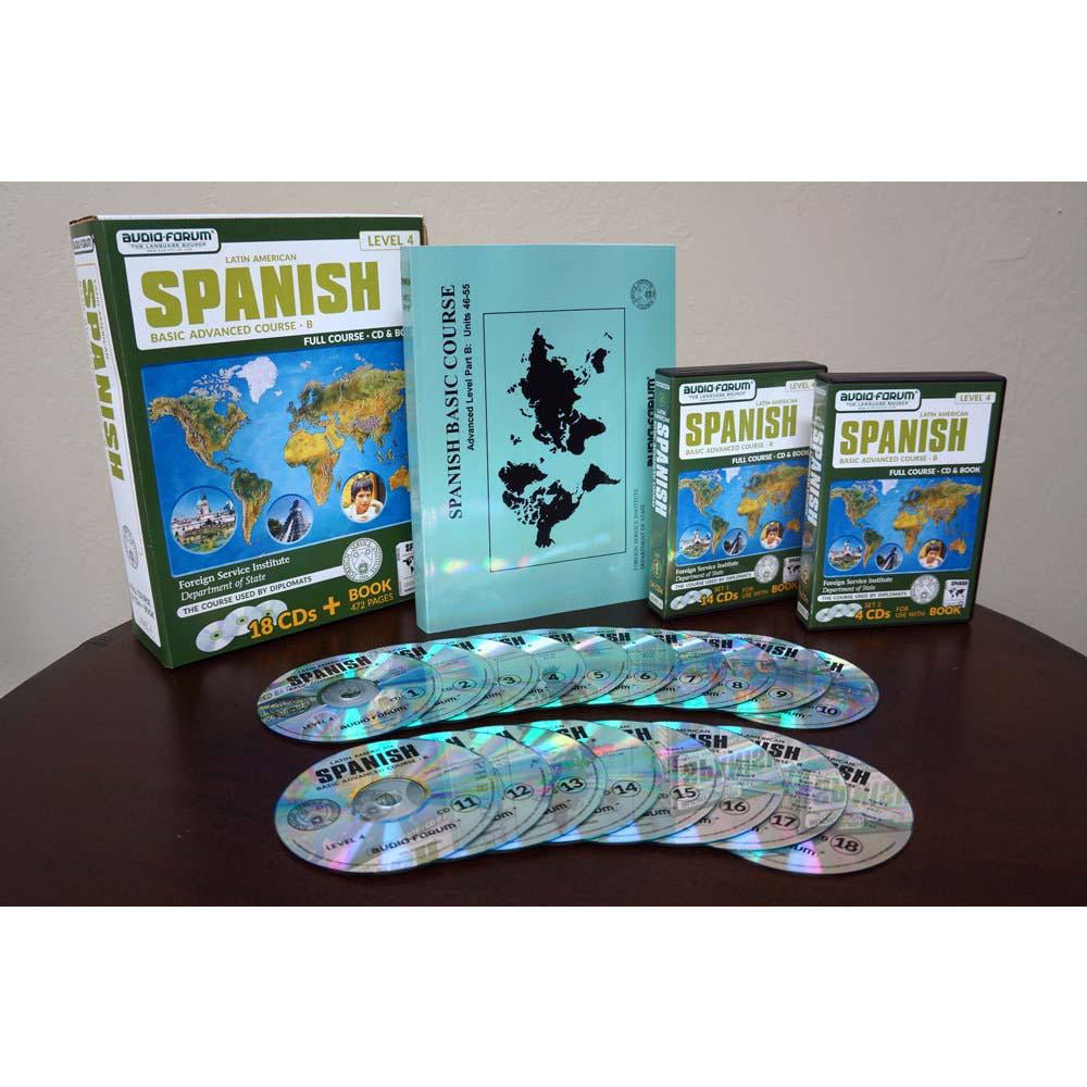 FSI: Basic Spanish Advanced B (18 CDs/Book) – Audio-Forum
