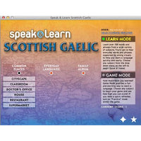 Speak & Learn Scottish Gaelic (Software Download)