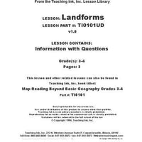Map Reading (Gr. 3-4) - PDF DOWNLOAD