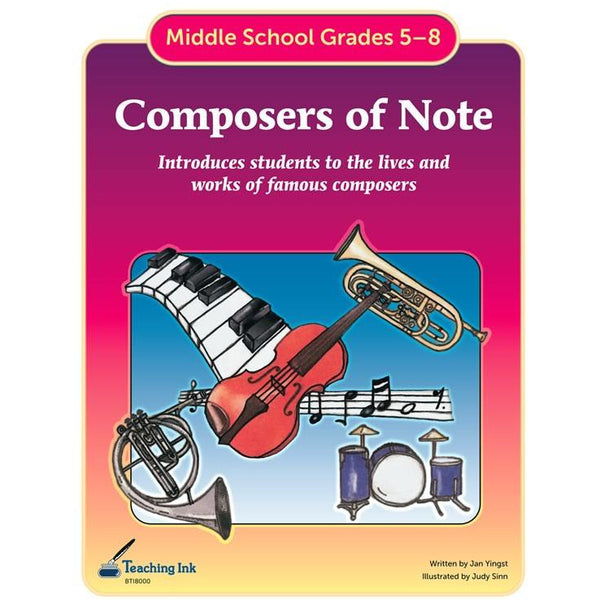 Composers of Note (Gr.5-8)- PDF DOWNLOAD